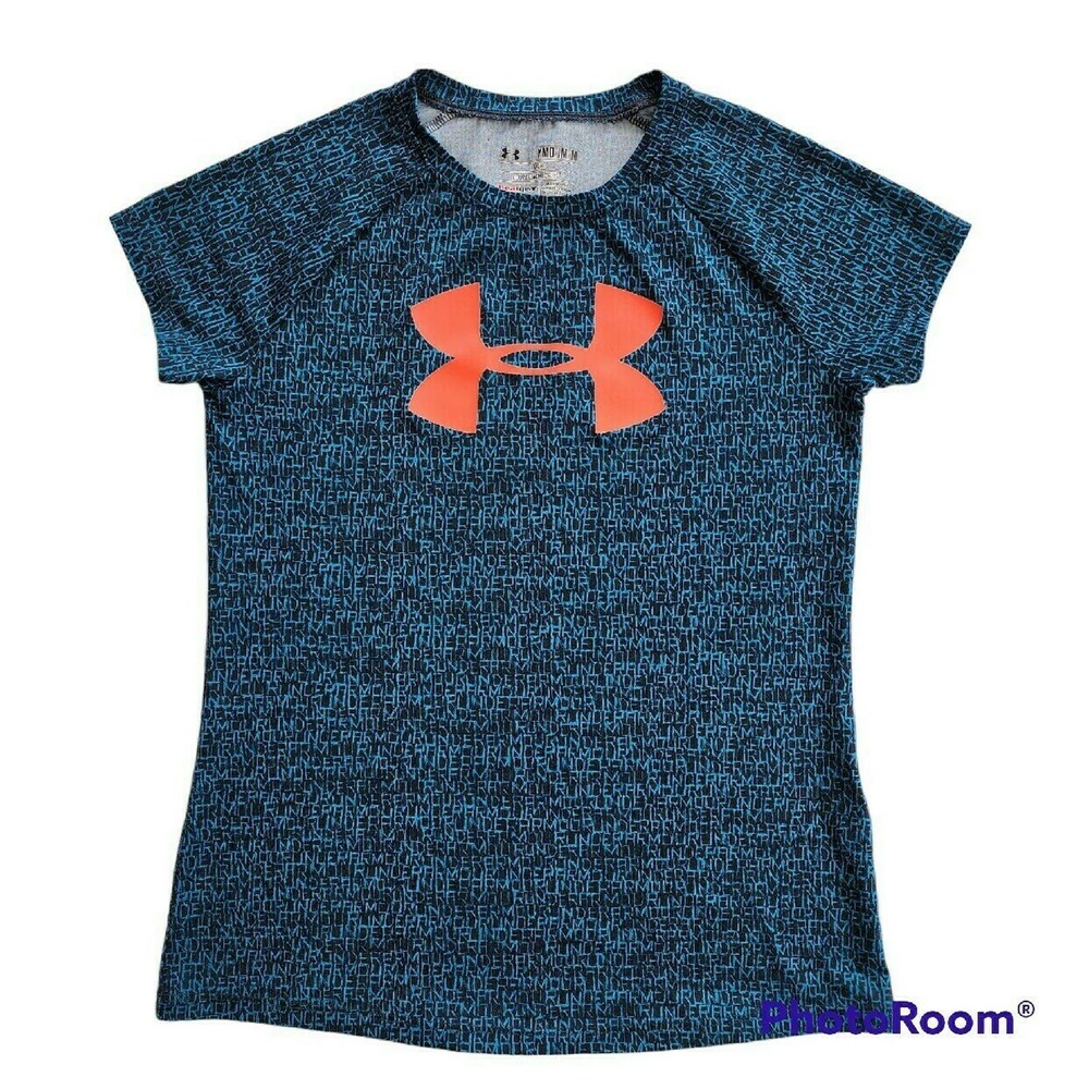 Under Armour Teal & Orange Tee